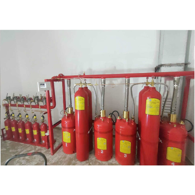 품질  Galvanized Steel FM200 Fire Suppression System Fire Extinguisher 120L Capacity 공장