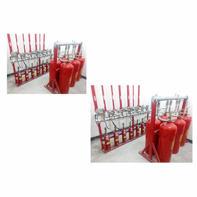 품질  Multiple Zone Fire Gas Suppression System Heptafluoropropane 70L 90L 100L 120L Capacity 공장