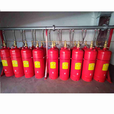 90L FM200 실린더 작업 압력 5.6Mpa 빨간색 FM200 컨테이너