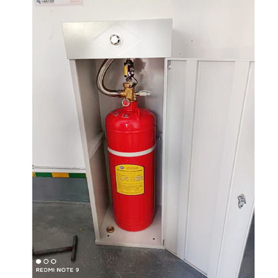 120L FM200 HFC227ea 붉은 실린더 가스 소화기 2.5 MPa
