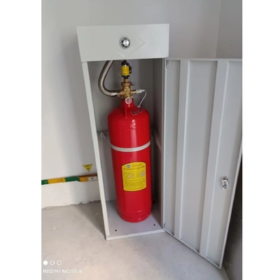 120L FM200 HFC227ea 붉은 실린더 가스 소화기 2.5 MPa