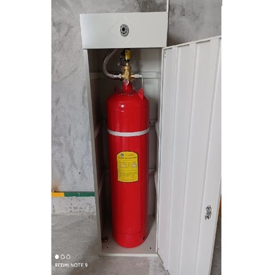 100L FM200 Hfc-227ea 캐비닛 소방 장치 단일 병 2.5MPa