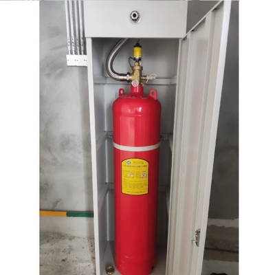100L FM200 Hfc-227ea 캐비닛 소방 장치 단일 병 2.5MPa