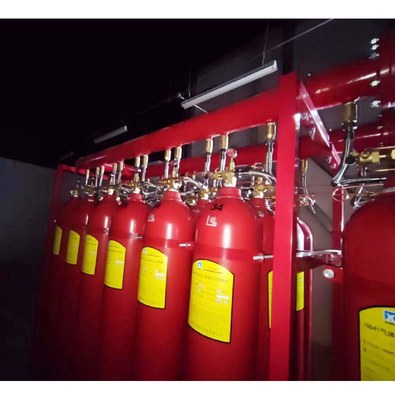 80L 15MPa 자동 화재 경보 시스템 IG541 폐쇄 화재 소각